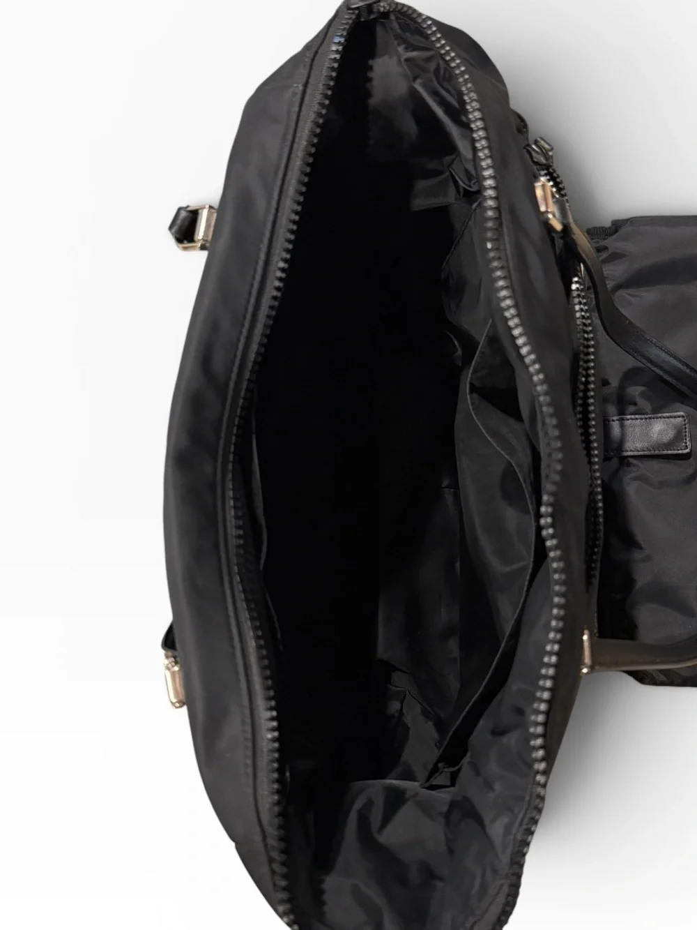 Kate Spade Jae Black Nylon Baby Diaper Bag Tote with Changing Pad